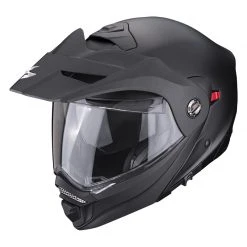 Policarbonato Casco Modulare Scorpion Adx-2 Solid Nero Opaco