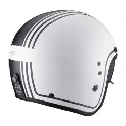Custom Casco Scorpion Belfast Evo Retrol Bianco Argento -Negozio al dettaglio Scorpions scorpion belfastevo retrol bianco 3