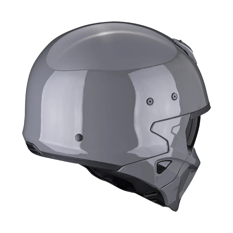 Mentoniera Removibile Scorpion Covert X Solid Cement Grigio 5 Mentoniera Removibile Scorpion Covert X Solid Cement Grigio - immagine 3