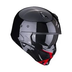 Mentoniera Removibile Casco Scorpion Covert X Tanker Nero Rosso -Negozio al dettaglio Scorpions scorpion covertx tanker helmet nerorosso 3