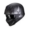 Mentoniera Removibile Casco Scorpion Covert X Tattoo Nero Opaco Argento 1 Mentoniera Removibile Casco Scorpion Covert X Tattoo Nero Opaco Argento -Negozio al dettaglio Scorpions scorpion covertx tattoo argento
