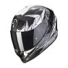 Fibra Casco Scorpion Exo-1400 Carbon Air Aranea Bianco 1 Fibra Casco Scorpion Exo-1400 Carbon Air Aranea Bianco -Negozio al dettaglio Scorpions scorpion exo1400 carbon air aranea bianco