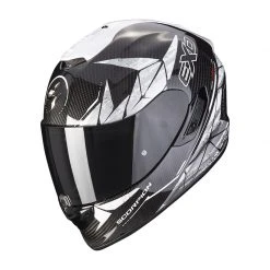 Fibra Casco Scorpion Exo-1400 Carbon Air Aranea Bianco