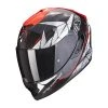 Fibra Casco Scorpion Exo-1400 Carbon Air Aranea Rosso 2 Fibra Casco Scorpion Exo-1400 Carbon Air Aranea Rosso -Negozio al dettaglio Scorpions scorpion exo1400 carbon air aranea rosso