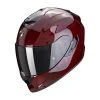 Fibra Casco Scorpion Exo-1400 Carbon Air Solid Rosso 1 Fibra Casco Scorpion Exo-1400 Carbon Air Solid Rosso -Negozio al dettaglio Scorpions scorpion exo1400 carbon air rosso