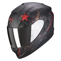 Fibra Casco Scorpion Exo 1400 Air Asio Nero Rosso