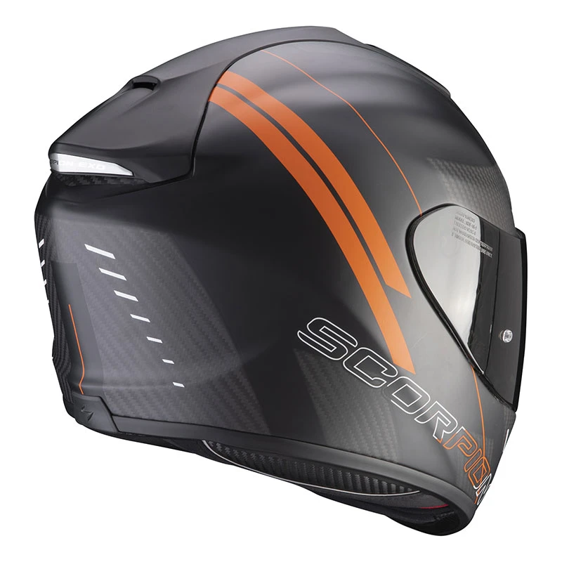 Fibra Casco Scorpion Exo 1400 Carbon Air Drik Arancio 5 Fibra Casco Scorpion Exo 1400 Carbon Air Drik Arancio - immagine 3