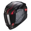 Fibra Casco Scorpion Exo 1400 Air Fortuna Nero Rosso