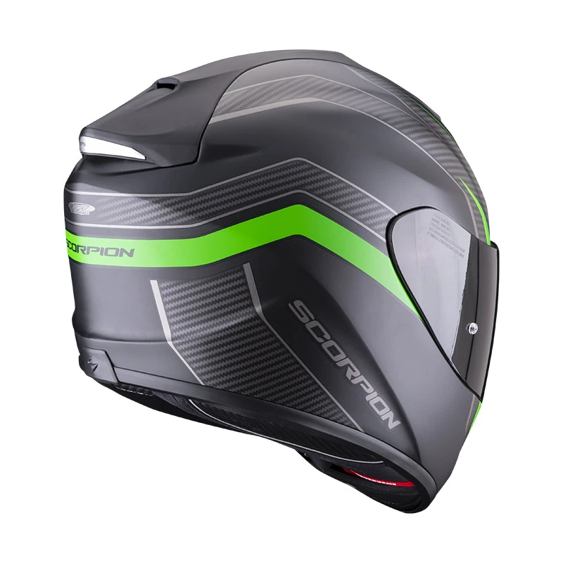 Fibra Casco Scorpion Exo 1400 Air Fortuna Nero Verde 5 Fibra Casco Scorpion Exo 1400 Air Fortuna Nero Verde - immagine 3