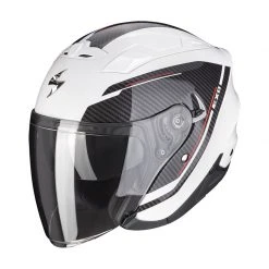 Policarbonato Casco Scorpion Exo 230 Fenix Bianco Nero
