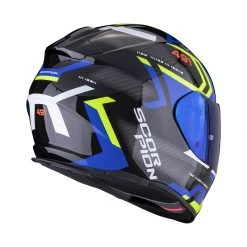 Policarbonato Casco Scorpion Exo 491 Spin Nero Blu Giallo Fluo 7 Policarbonato Casco Scorpion Exo 491 Spin Nero Blu Giallo Fluo -Negozio al dettaglio Scorpions scorpion exo491 spin blu 3