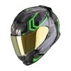 Policarbonato Casco Scorpion Exo 491 Spin Nero Verde -Negozio al dettaglio Scorpions scorpion exo491 spin verde