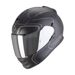 Policarbonato Casco Scorpion Exo 491 West Nero Opaco Argento