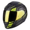 Policarbonato Scorpion Exo-510 Air Galva Nero Opaco Giallo Fluo