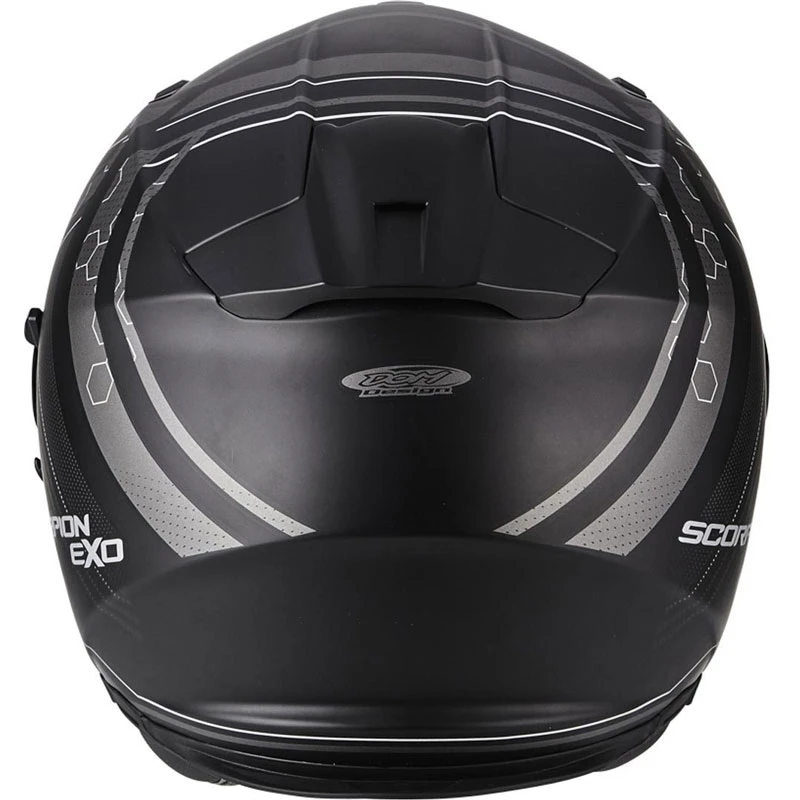 Policarbonato Scorpion Exo-510 Air Sync Nero Opaco Silver 5 Policarbonato Scorpion Exo-510 Air Sync Nero Opaco Silver - immagine 3