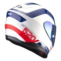 Policarbonato Casco Scorpion Exo 520 Air Lemans Bianco Blu -Negozio al dettaglio Scorpions scorpion exo520air lemans blu 3