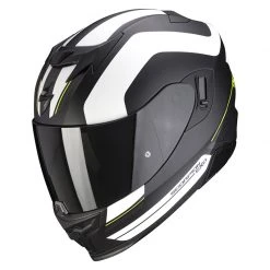Policarbonato Casco Scorpion Exo 520 Air Lemans Nero Bianco