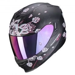 Policarbonato Casco Scorpion Exo 520 Air Tina Nero Argento