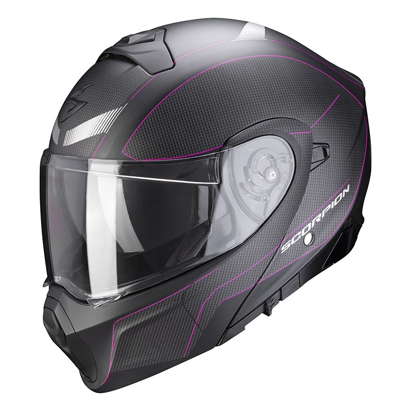Policarbonato Casco Modulare Scorpion Exo 930 Cielo Nero Rosa 3 Policarbonato Casco Modulare Scorpion Exo 930 Cielo Nero Rosa