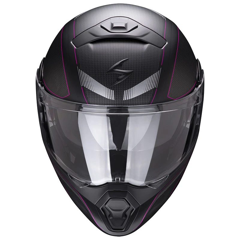 Policarbonato Casco Modulare Scorpion Exo 930 Cielo Nero Rosa 4 Policarbonato Casco Modulare Scorpion Exo 930 Cielo Nero Rosa - immagine 2