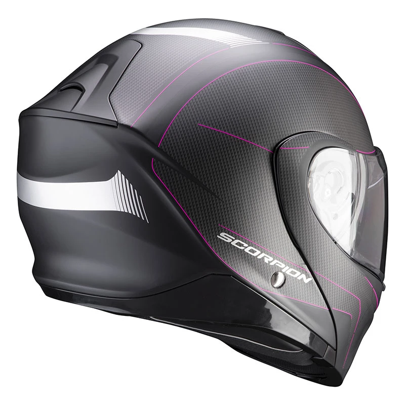 Policarbonato Casco Modulare Scorpion Exo 930 Cielo Nero Rosa 5 Policarbonato Casco Modulare Scorpion Exo 930 Cielo Nero Rosa - immagine 3