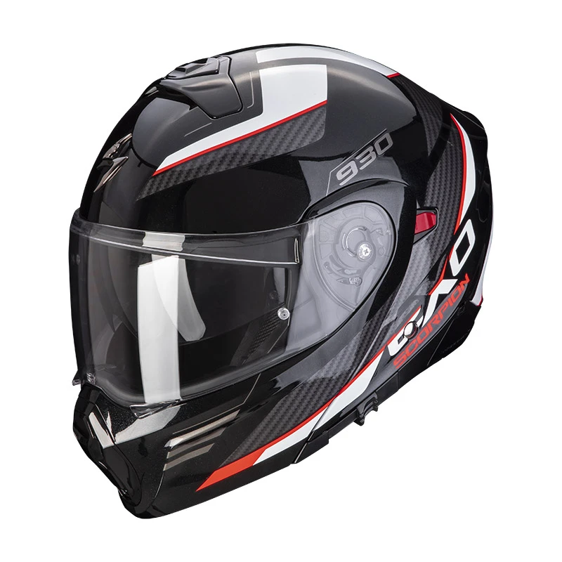 Policarbonato Casco Modulare Scorpion Exo 930 Navig Nero Rosso 3 Policarbonato Casco Modulare Scorpion Exo 930 Navig Nero Rosso