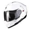 Policarbonato Casco Modulare Scorpion Exo 930 Shot Bianco Nero -Negozio al dettaglio Scorpions scorpion exo930 shot bianco