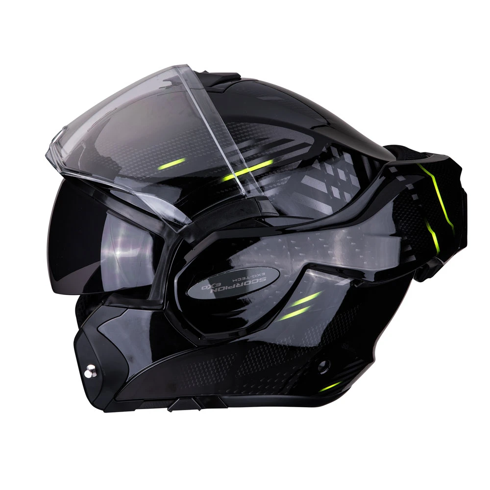 Policarbonato Casco Modulare Scorpion Exo Tech Pulse Nero 4 Policarbonato Casco Modulare Scorpion Exo Tech Pulse Nero - immagine 2