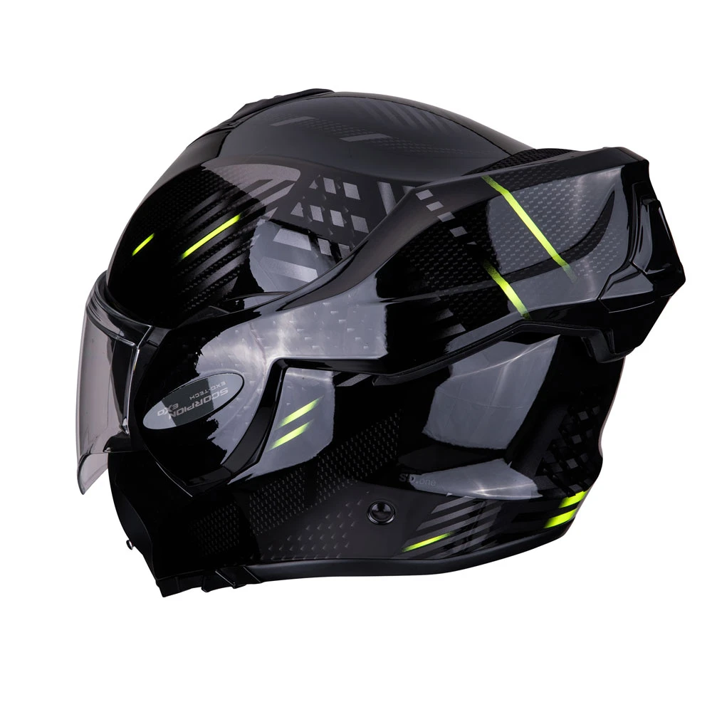 Policarbonato Casco Modulare Scorpion Exo Tech Pulse Nero 7 Policarbonato Casco Modulare Scorpion Exo Tech Pulse Nero - immagine 5
