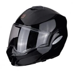 Policarbonato Casco Modulare Scorpion Exo Tech Solid Nero