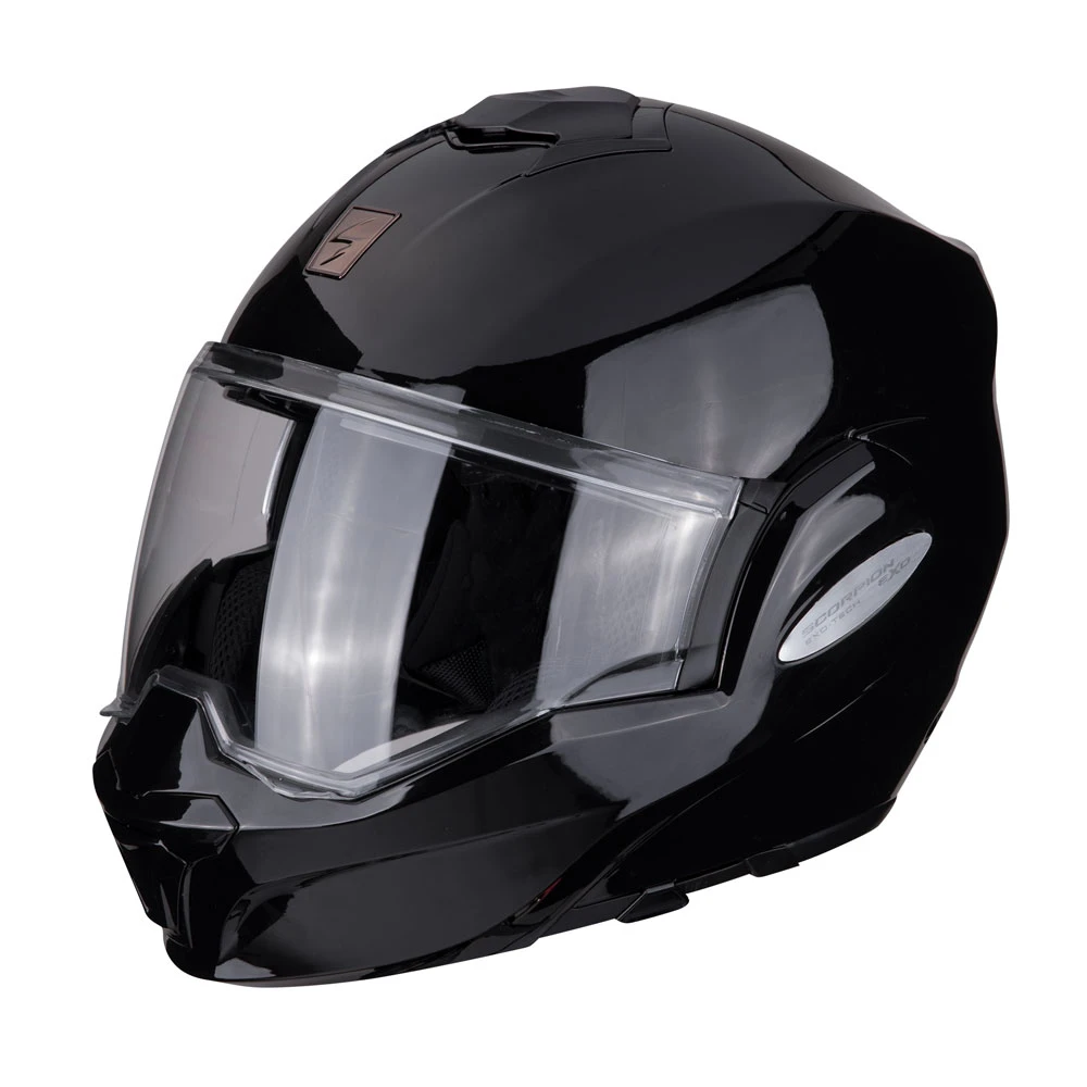 Policarbonato Casco Modulare Scorpion Exo Tech Solid Nero 3 Policarbonato Casco Modulare Scorpion Exo Tech Solid Nero