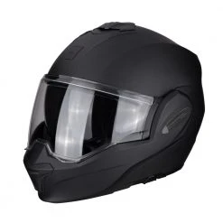 Policarbonato Casco Modulare Scorpion Exo Tech Solid Nero Opaco