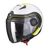 Policarbonato Casco Scorpion Exo City Roll Bianco Giallo Fluo 1 Policarbonato Casco Scorpion Exo City Roll Bianco Giallo Fluo -Negozio al dettaglio Scorpions scorpion exocity roll giallo