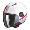 Policarbonato Casco Scorpion Exo City Strada Bianco Rosso 1 Policarbonato Casco Scorpion Exo City Strada Bianco Rosso -Negozio al dettaglio Scorpions scorpion exocity strada biancorosso