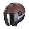 Policarbonato Casco Scorpion Exo City Strada Marrone Opaco Nero 1 Policarbonato Casco Scorpion Exo City Strada Marrone Opaco Nero -Negozio al dettaglio Scorpions scorpion exocity strada marrone