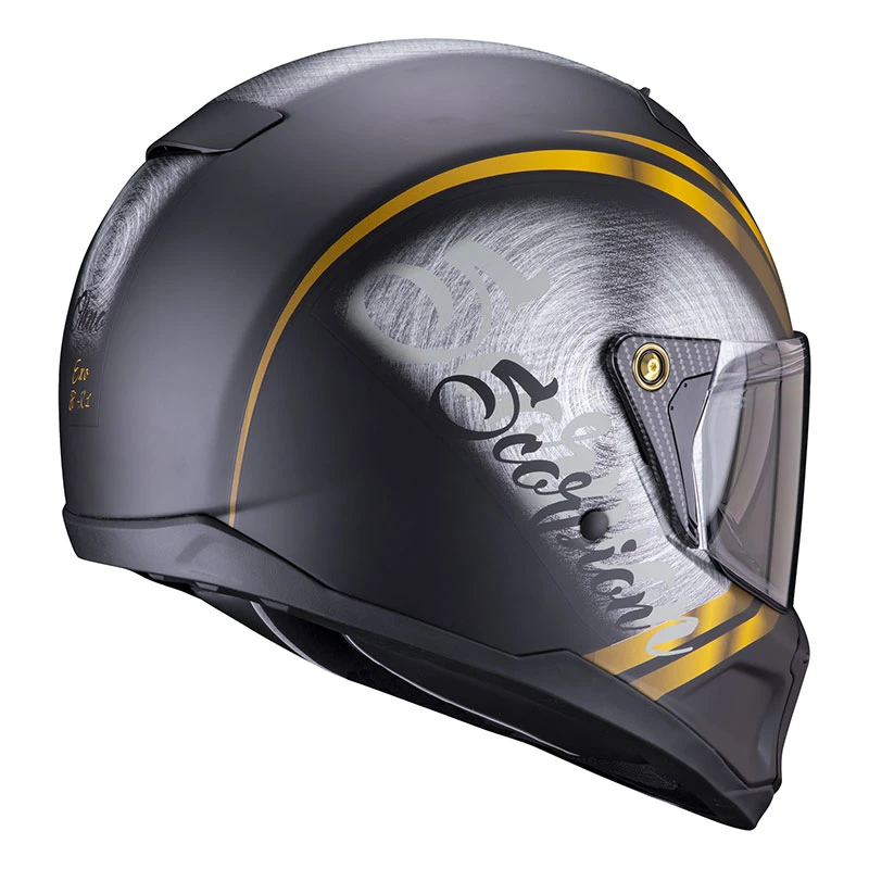 Fibra Casco Scorpion Exo Hx1 Ohno Nero Oro 5 Fibra Casco Scorpion Exo Hx1 Ohno Nero Oro - immagine 3