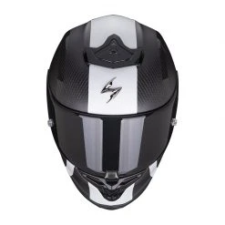 Fibra Casco Scorpion Exo R1 Carbon Air Mg Nero Bianco 6 Fibra Casco Scorpion Exo R1 Carbon Air Mg Nero Bianco -Negozio al dettaglio Scorpions scorpion exor1 carbon mg bianco 2