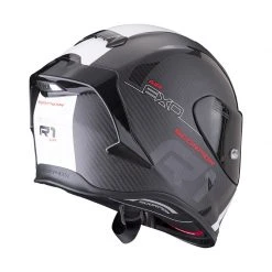 Fibra Casco Scorpion Exo R1 Carbon Air Mg Nero Bianco 7 Fibra Casco Scorpion Exo R1 Carbon Air Mg Nero Bianco -Negozio al dettaglio Scorpions scorpion exor1 carbon mg bianco 3