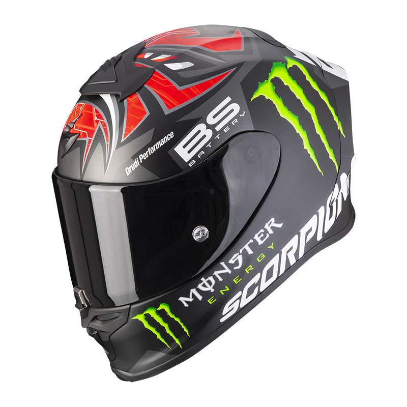 Fibra Scorpion Exo R1 Fabio Monster Replica Nero Rosso 3 Fibra Scorpion Exo R1 Fabio Monster Replica Nero Rosso