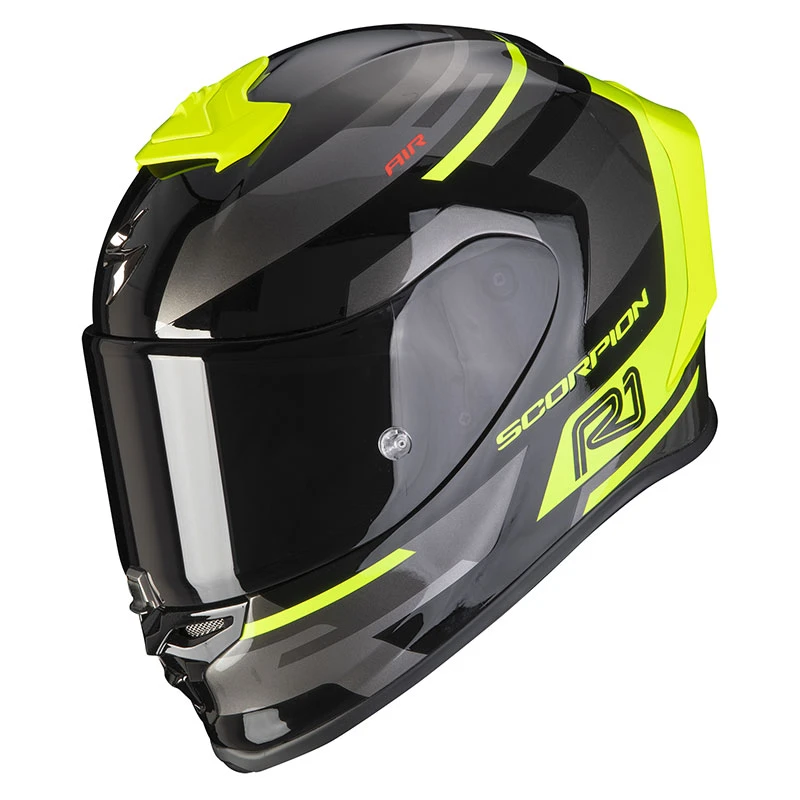 Fibra Casco Scorpion Exo R1 Air Orbis Nero Giallo 3 Fibra Casco Scorpion Exo R1 Air Orbis Nero Giallo