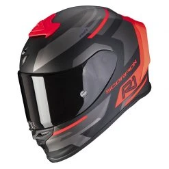 Fibra Casco Scorpion Exo R1 Air Orbis Nero Rosso