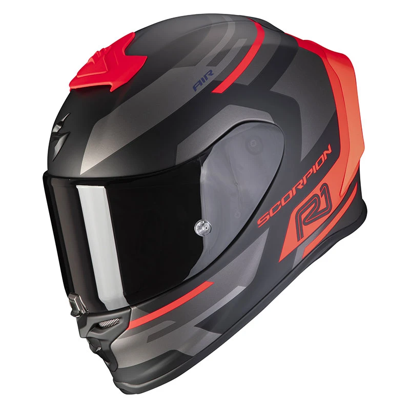 Fibra Casco Scorpion Exo R1 Air Orbis Nero Rosso 3 Fibra Casco Scorpion Exo R1 Air Orbis Nero Rosso