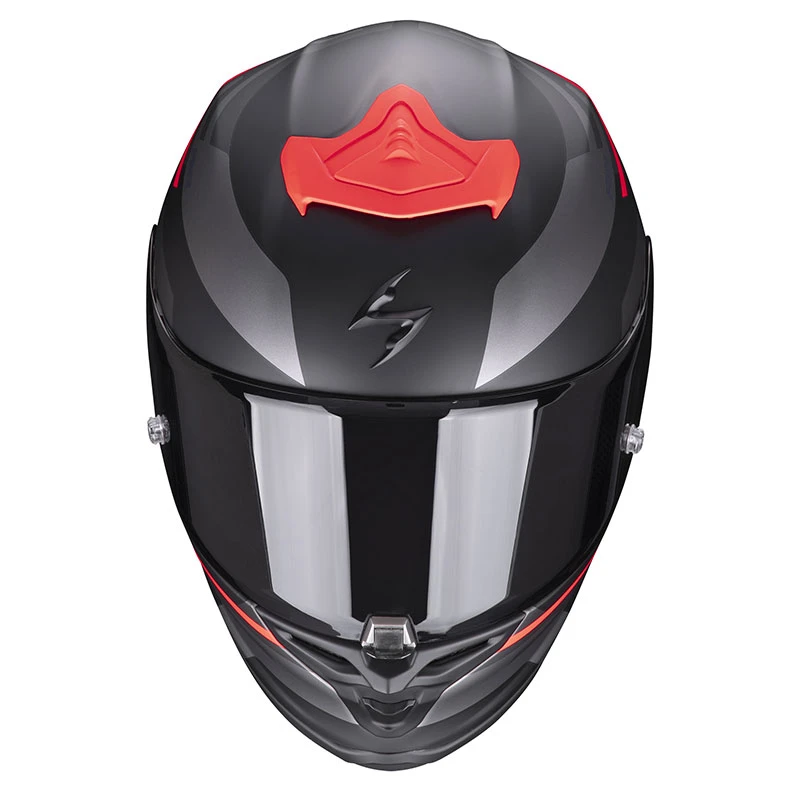 Fibra Casco Scorpion Exo R1 Air Orbis Nero Rosso 4 Fibra Casco Scorpion Exo R1 Air Orbis Nero Rosso - immagine 2
