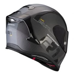 Fibra Casco Scorpion Exo R1 Carbon Air Mg Nero Argento -Negozio al dettaglio Scorpions scorpion exor1carbonair mg nero 3