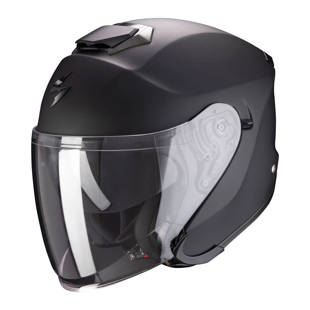 Fibra Casco Jet Scorpion Exo S1 Nero Opaco 3 Fibra Casco Jet Scorpion Exo S1 Nero Opaco