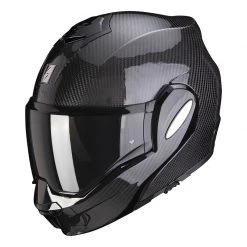 Fibra Casco Modulare Scorpion Exo Tech Carbon Nero