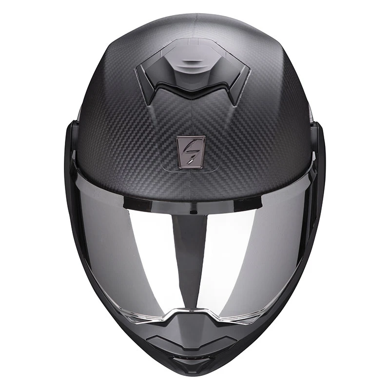 Fibra Casco Modulare Scorpion Exo Tech Carbon Nero Opaco 4 Fibra Casco Modulare Scorpion Exo Tech Carbon Nero Opaco - immagine 2