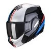 Policarbonato Casco Scorpion Exo Tech Forza Nero Argento Rosso -Negozio al dettaglio Scorpions scorpion exotech forza argentorosso