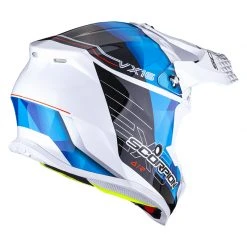 Policarbonato Casco Scorpion Vx-16 Air Gem Bianco Blu 7 Policarbonato Casco Scorpion Vx-16 Air Gem Bianco Blu -Negozio al dettaglio Scorpions scorpion vx16 air gem biancoblu 3