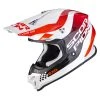 Policarbonato Casco Scorpion Vx-16 Air Soul Bianco Rosso 2 Policarbonato Casco Scorpion Vx-16 Air Soul Bianco Rosso -Negozio al dettaglio Scorpions scorpion vx16air soul biancorosso